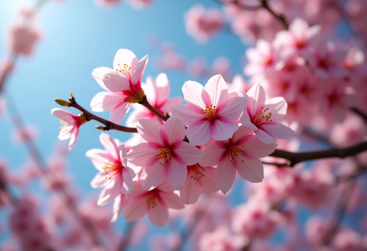 arbre fleurs