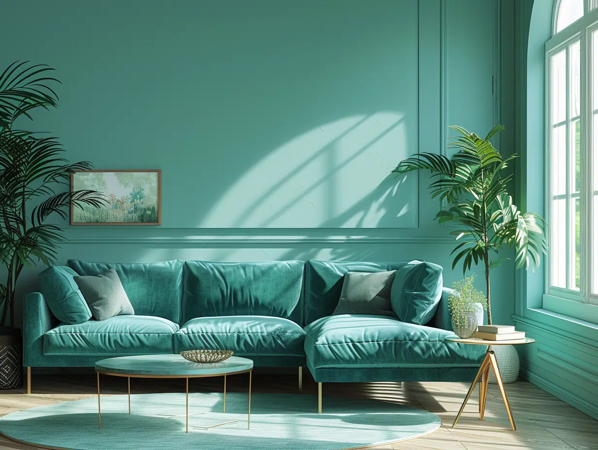 Exploration du nuancier bleu-vert : inspiration et utilisation en design d’intérieur