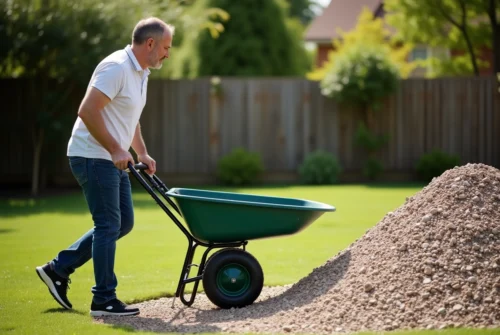 1 m³ en brouettes : exemples concrets pour les travaux domestiques